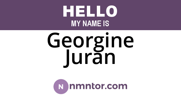 Georgine Juran