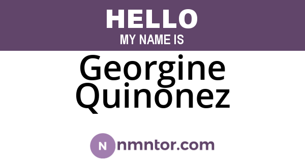 Georgine Quinonez
