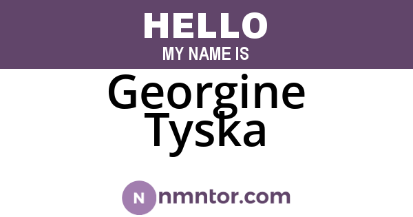 Georgine Tyska