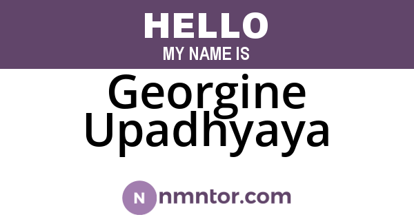 Georgine Upadhyaya