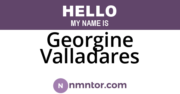 Georgine Valladares
