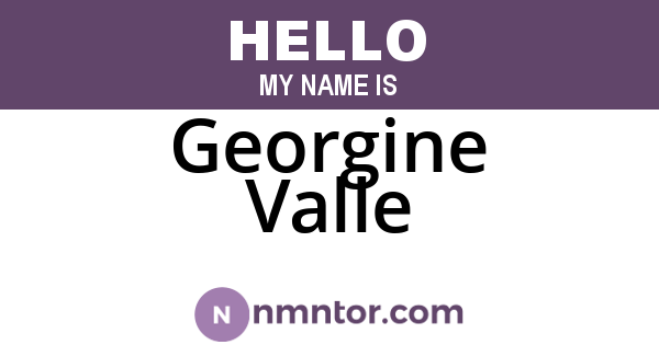 Georgine Valle