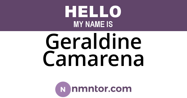 Geraldine Camarena