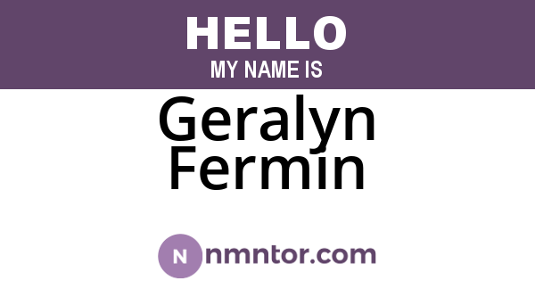 Geralyn Fermin