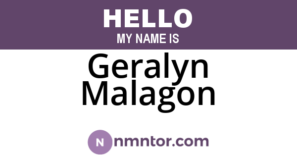 Geralyn Malagon