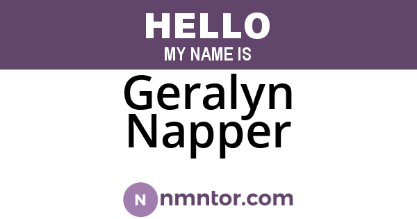Geralyn Napper