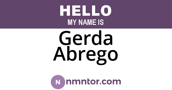 Gerda Abrego