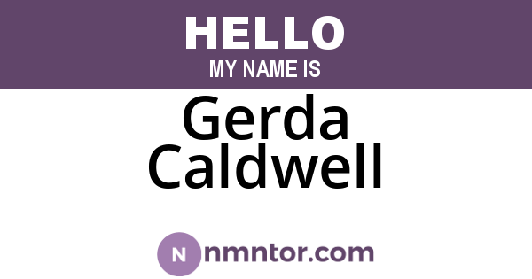Gerda Caldwell
