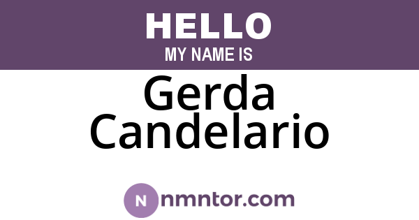 Gerda Candelario