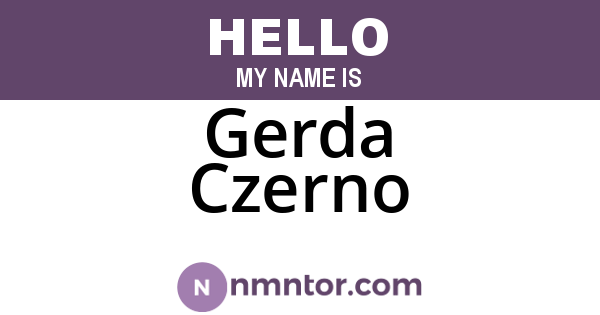 Gerda Czerno