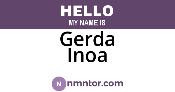 Gerda Inoa