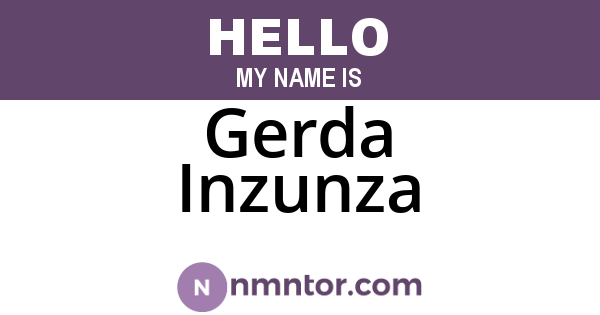 Gerda Inzunza