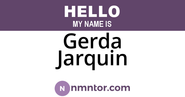 Gerda Jarquin