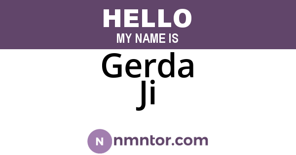 Gerda Ji