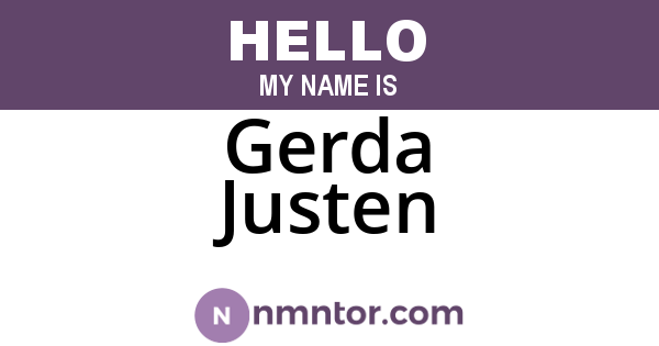Gerda Justen