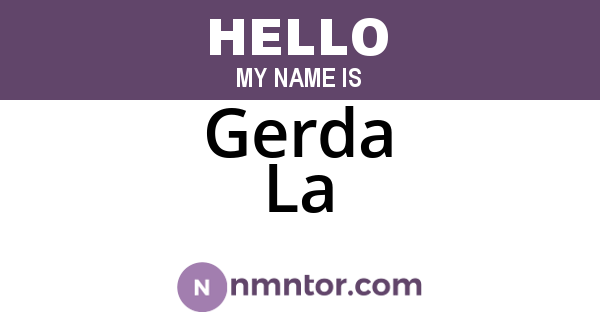 Gerda La