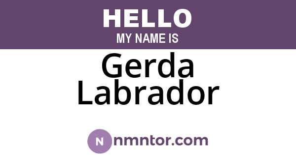 Gerda Labrador