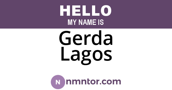 Gerda Lagos