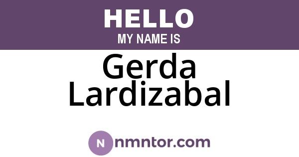 Gerda Lardizabal