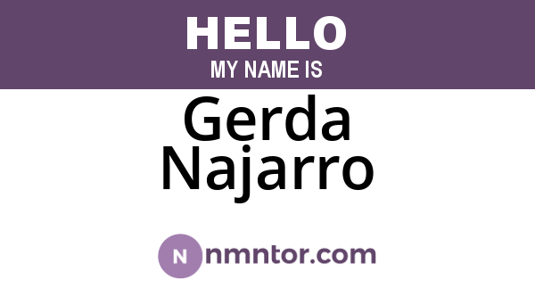 Gerda Najarro
