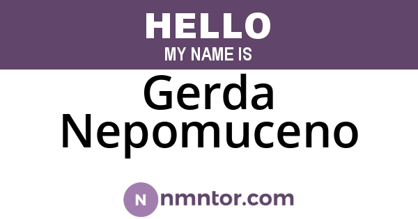 Gerda Nepomuceno