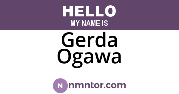Gerda Ogawa