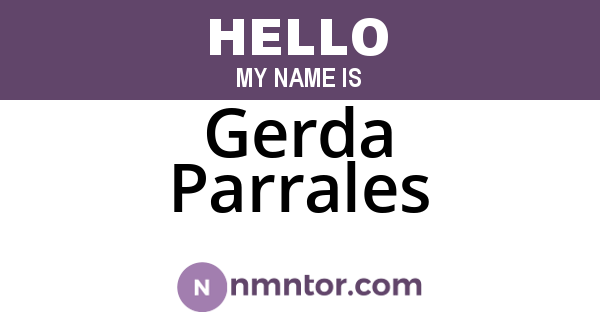 Gerda Parrales