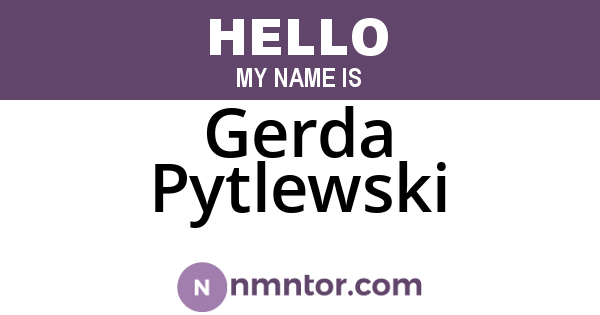 Gerda Pytlewski