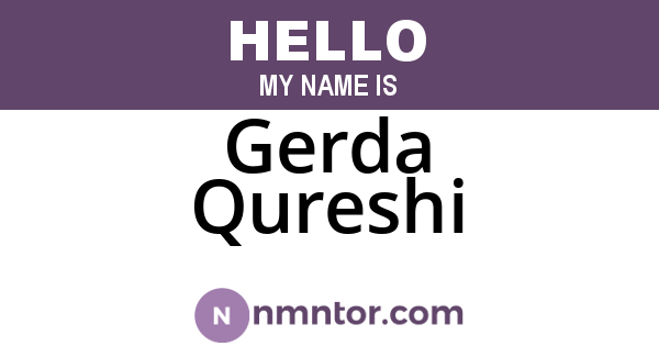 Gerda Qureshi