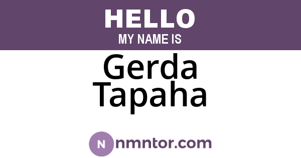 Gerda Tapaha