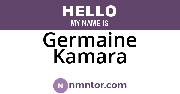Germaine Kamara