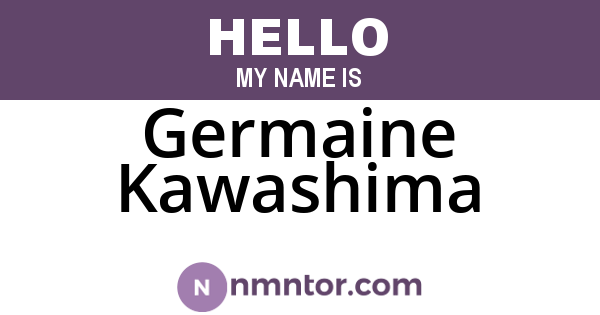 Germaine Kawashima