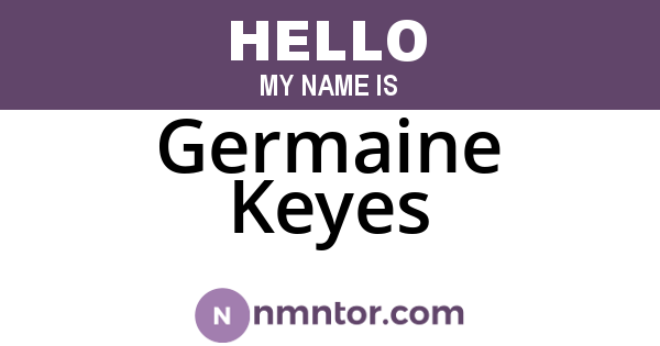 Germaine Keyes