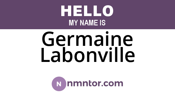 Germaine Labonville