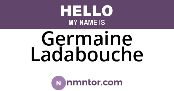 Germaine Ladabouche