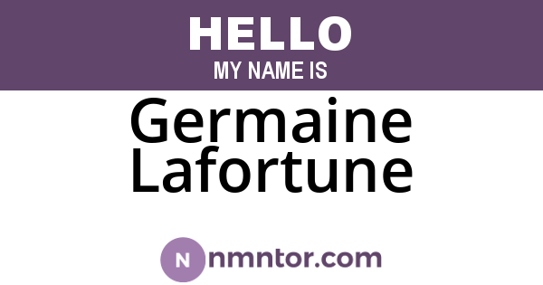 Germaine Lafortune