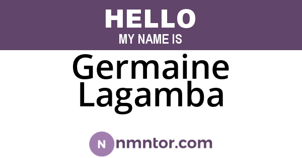 Germaine Lagamba