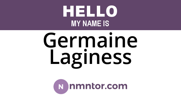 Germaine Laginess