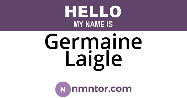 Germaine Laigle