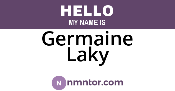 Germaine Laky