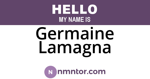 Germaine Lamagna