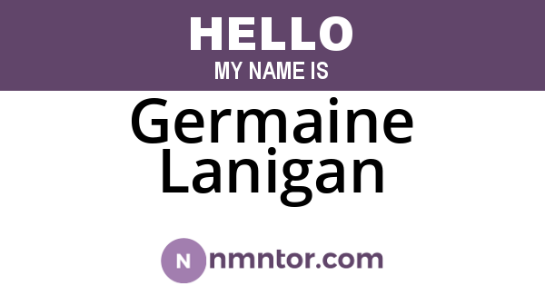 Germaine Lanigan
