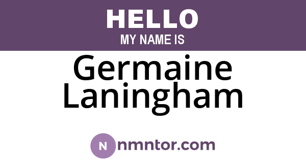 Germaine Laningham
