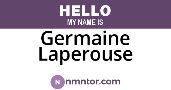 Germaine Laperouse