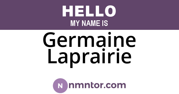 Germaine Laprairie