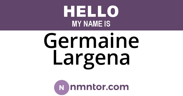 Germaine Largena