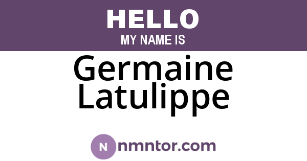 Germaine Latulippe