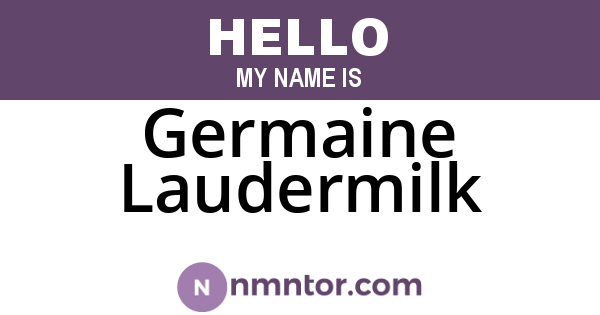 Germaine Laudermilk