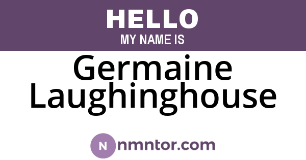 Germaine Laughinghouse