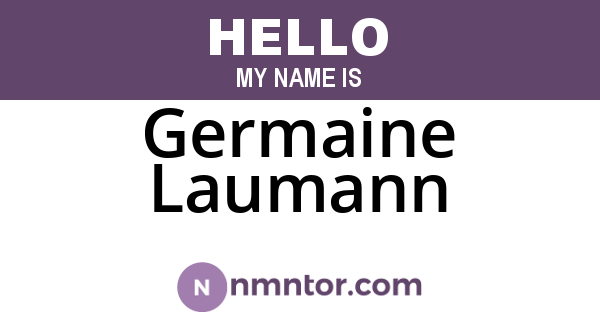 Germaine Laumann